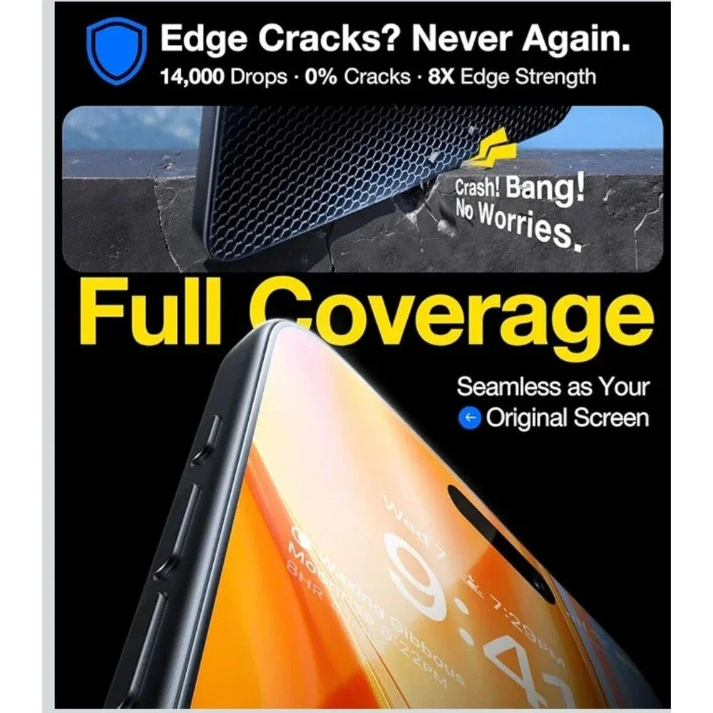 UltraGlass TOP 9H+ Armor for iPhone 17 Pro Screen Protector NO.1 Military Grade